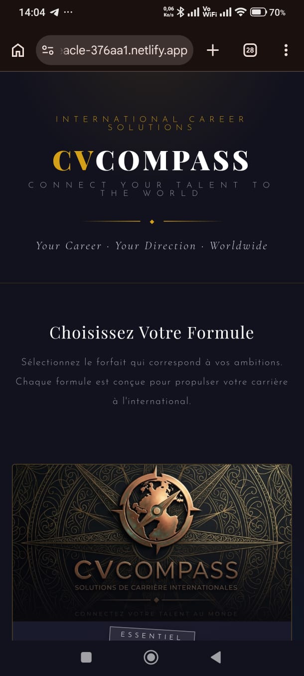 Offres CVCompass