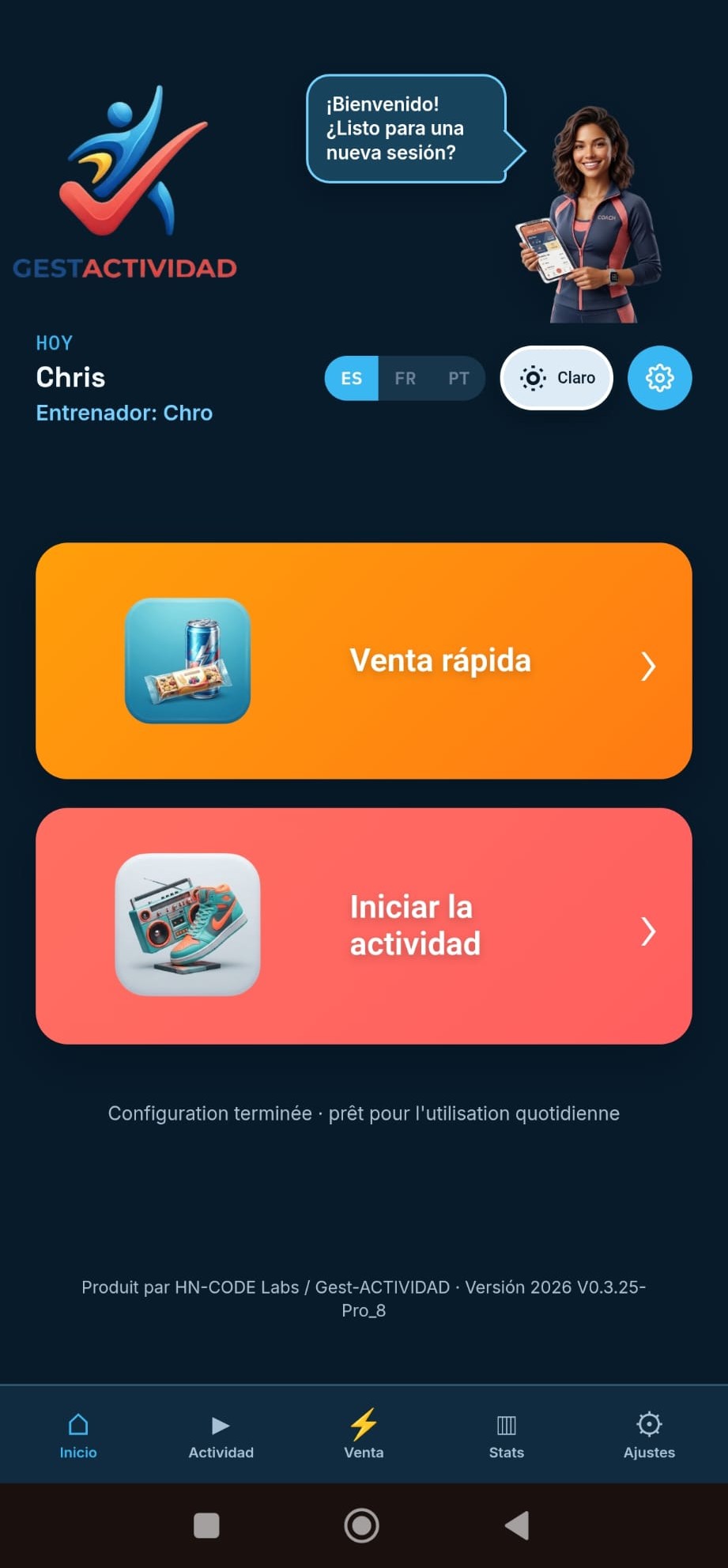 Accueil GestActividad